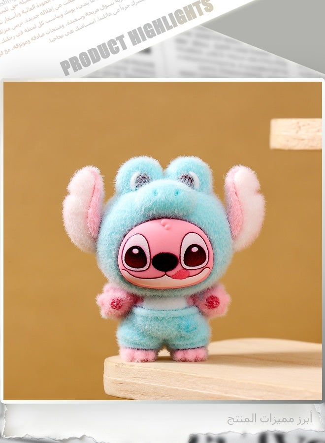 STITCH 10PCS Cute Plush Toy Figure Set, 10 Styles Assorted Mini Stuffed Animal Dolls, Kawaii Creative Desktop Decoration, Collectible Gifts for Kids and Adults - Image 4