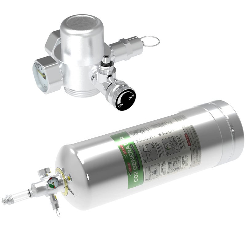 MagTool 4L Aquarium CO2 Generator System Carbon Dioxide Reactor Kit with Regulator and Needle Valve (4L with Solenoid) - Image 4
