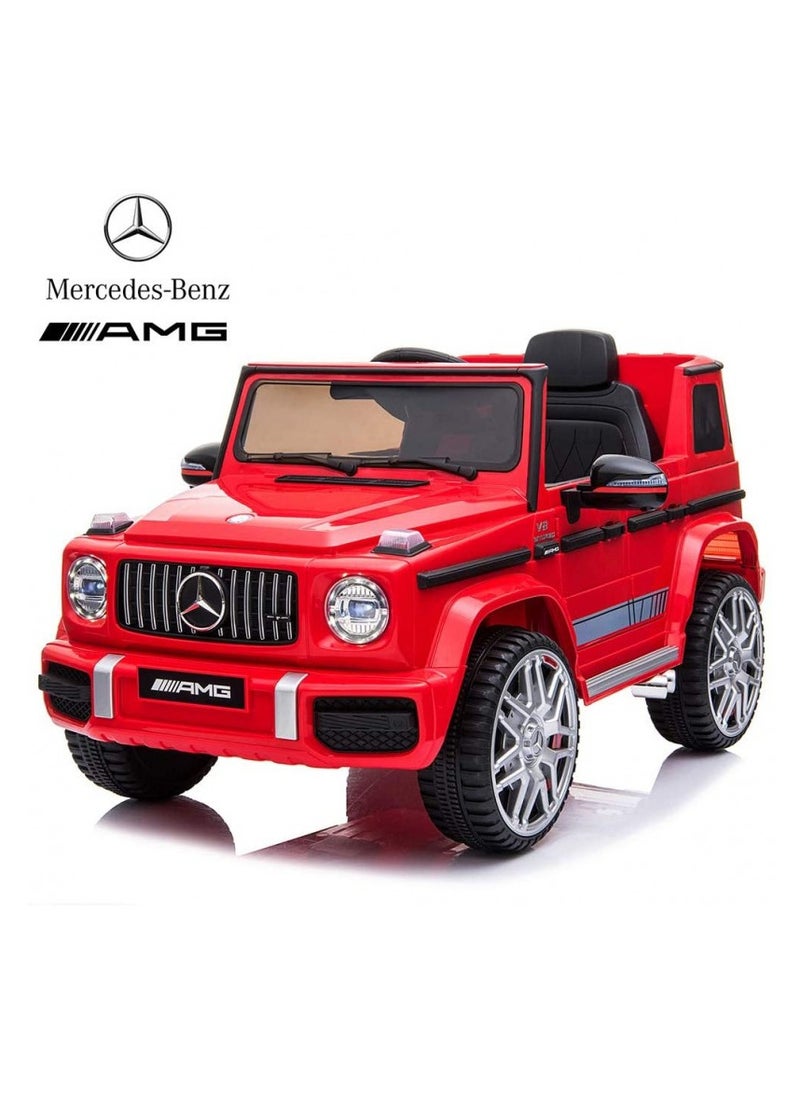 Mercedes-Benz Mercedes-Benz - Electric G63 Kids Ride on Car Jeep 12V - Red  - Image 1