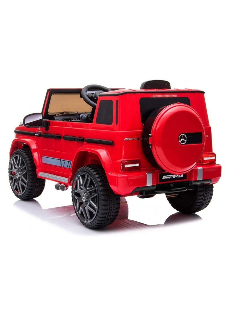 Mercedes-Benz Mercedes-Benz - Electric G63 Kids Ride on Car Jeep 12V - Red  - Image 2