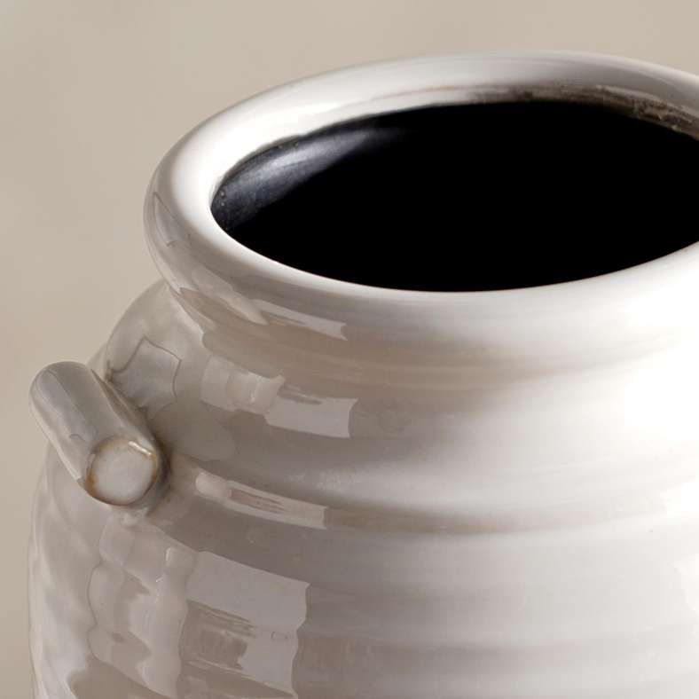 Pan Home Ceramic Vase - White - 18x18x21cm - Image 2