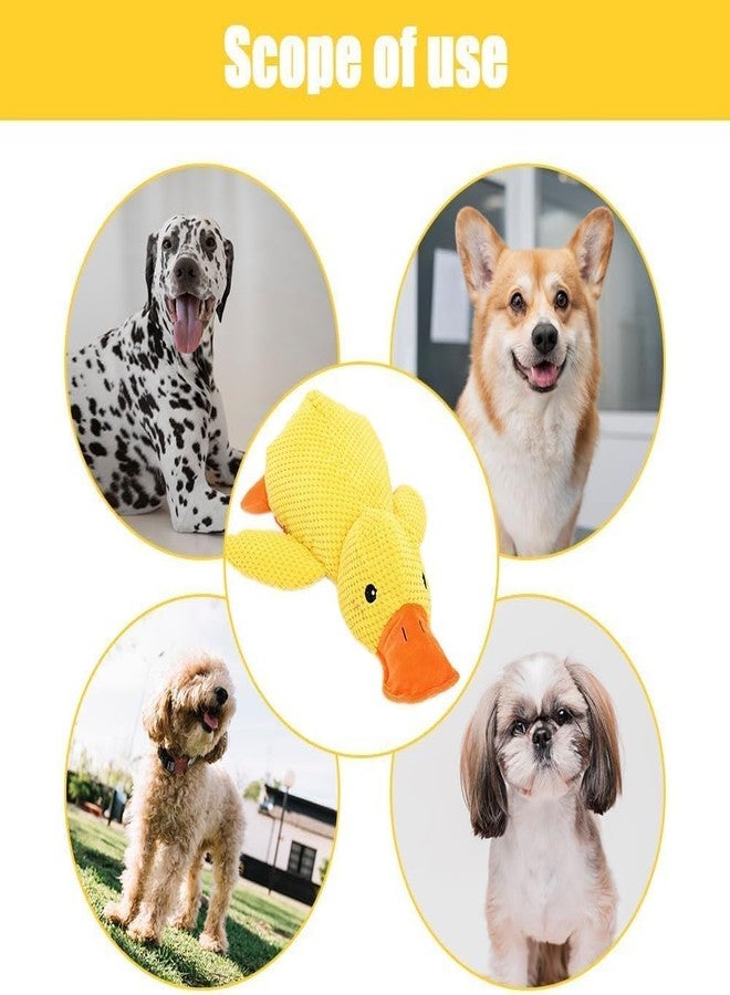 BCNJEPIN Dog Toys, Chew Toy for Large Dogs, Interactive Puppy Teething Toys, Durable Plush Duck, Stress Relief and Comfort Play, Small Size Dog Chew Toy - Image 4