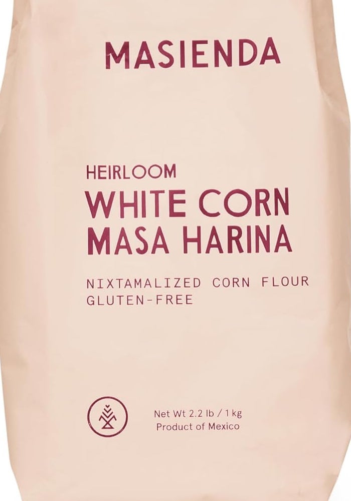Masienda Heirloom White Corn Masa Harina - Gluten-Free Nixtamalized Corn Flour for Tortillas, Tamales, and More - 2.2 Pounds - Image 1