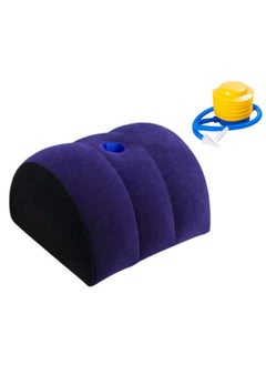 Generic Multifunctional Inflatable Pillow Mount Bolster Roll for Body Positioners for Legs and Back Support with Foot Pump 