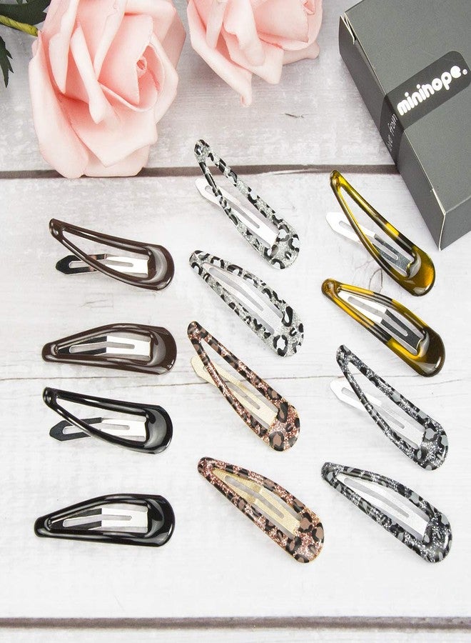 minihope Classics Contour Hair Clip for women, hair barrettes for Girls,keep loose hairs bangs and flyaways away from face.5cm,24 Count (Pack of 1)… - Image 2