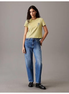 Calvin Klein Jeans Logo Detail Knitted T-Shirt  - Image 4