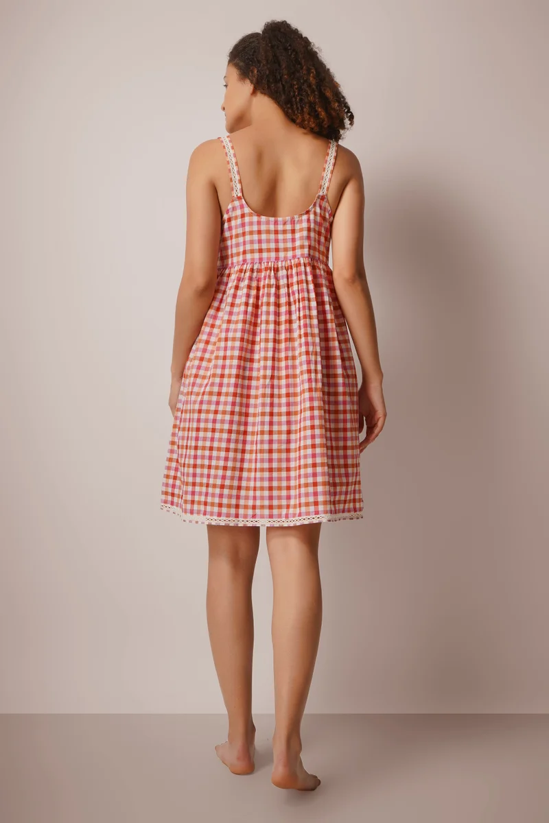 After Dark Posh, Rose Red Cotton Dress