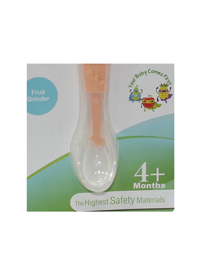 La Frutta Peel & Mash Spoon +4m – Salmon - Image 3