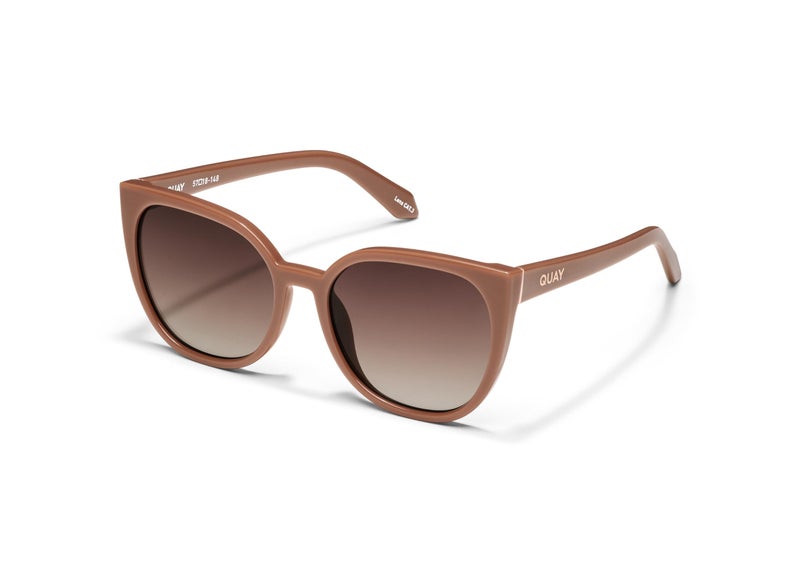 Quay - Womens Sunglasses, Cat Eye Lenses with UV Protection (Staycation, Brown) - Image 2