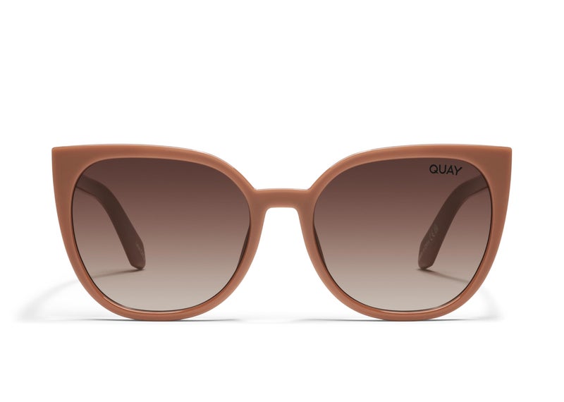 Quay - Womens Sunglasses, Cat Eye Lenses with UV Protection (Staycation, Brown) - Image 1