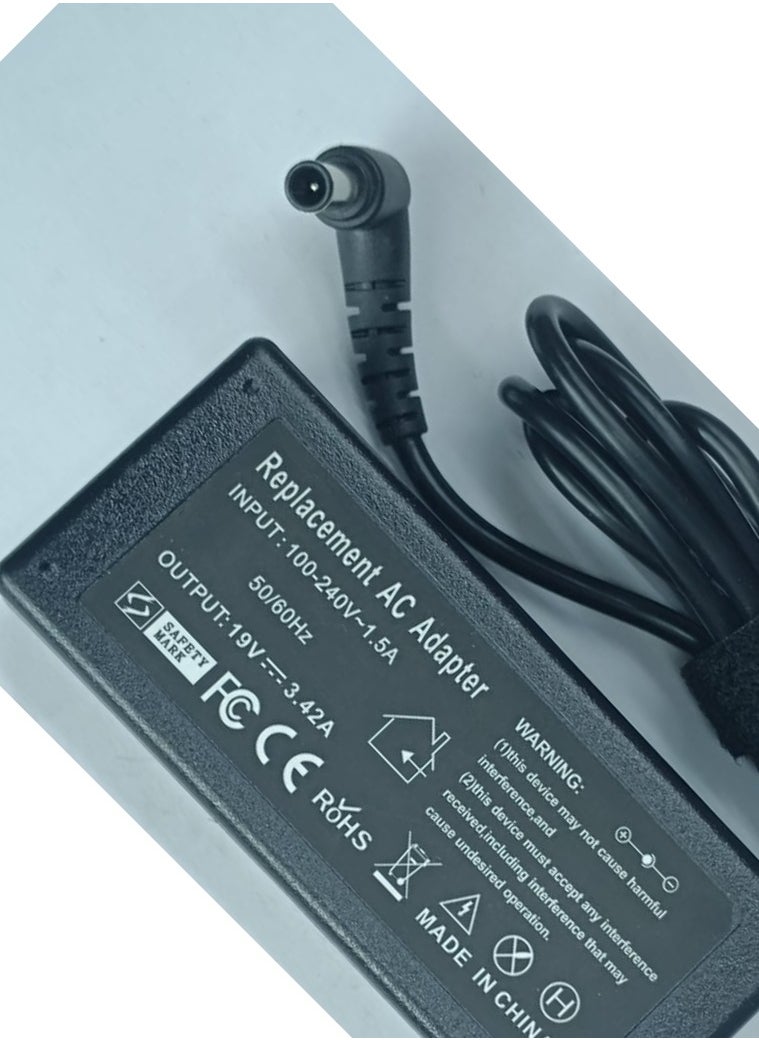 CS AC ADAPTER LAPTOP FOR LG 19V 3.42A  - Image 2