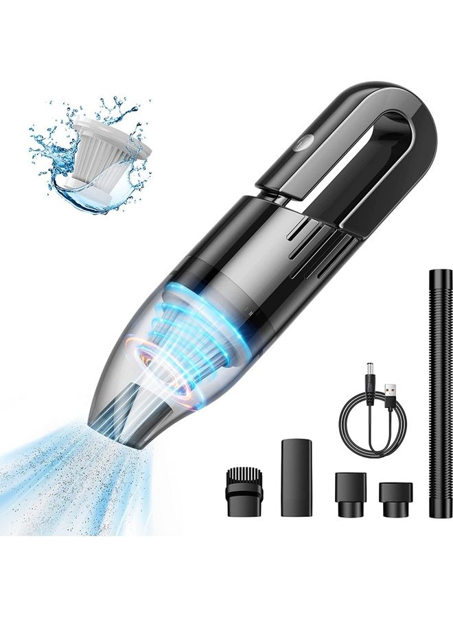 Arabest Multipurpose Handheld Cordless Cleaner 120 W Vacuum 4 Black - Image 1
