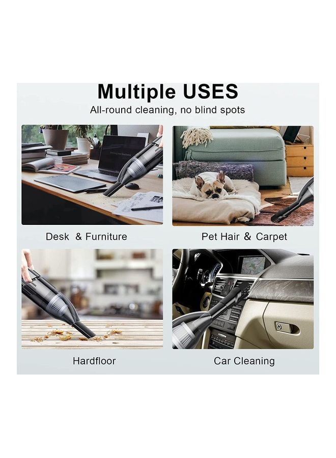 Arabest Multipurpose Handheld Cordless Cleaner 120 W Vacuum 4 Black - Image 3