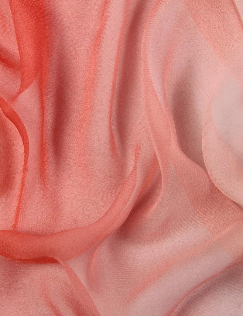 PANTONIGHT Long Chiffon Sheer Scarf Gradient Shaded Colors Lightweight Scarf For Womens - Image 3