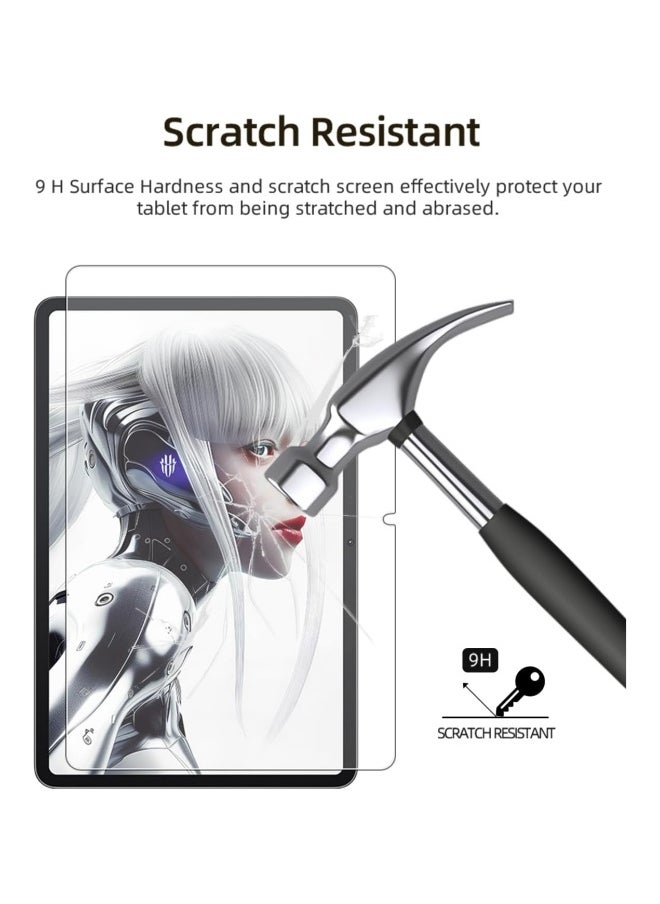 Generic - Red Magic Gaming Pad Pro 10.9 Inch 2.8K LCD Display 2024 Screen Protector, Tempered Glass Film Scratch Resistant High Touch Sensitivity, 2 Pack - Image 1