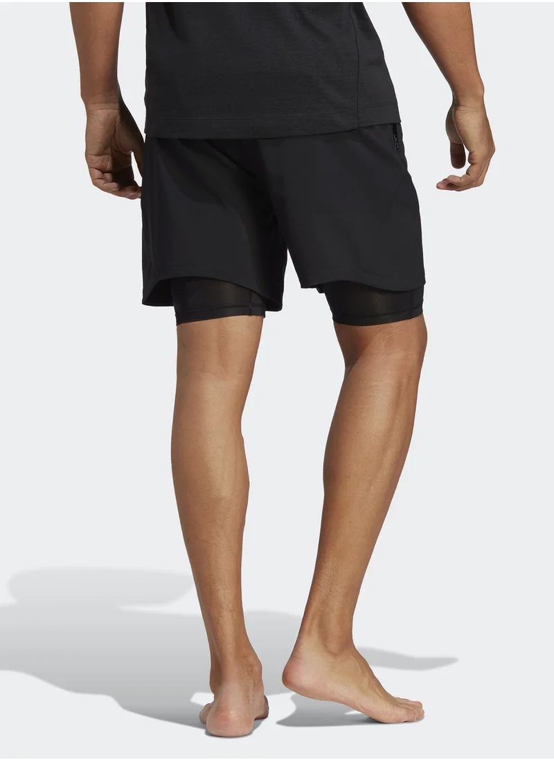Adidas 2In1 Yoga Shorts