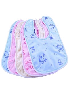 Brandonn Newborn Baby'S Fashions Double Layered Waterproof Button Bibs (Multicolour)  - Image 1