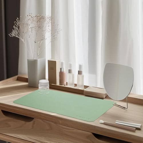 AROPANA Anti-Slip Extended Mouse Pad, PU Vegan Leather Desk Mat, Computer Desk Table Protector Pad with Non-Slip Suede Base for Keyboard, Desktop, Laptop, Office (120x60CM, Turquoise) - Image 5