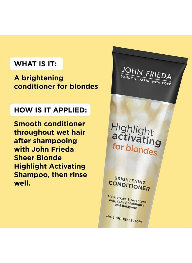 John Frieda Sheer Blonde Highlight Activating Conditioner, Brightening Conditioner for Blonde Hair, Maintains Moisture and Enhances Color with Avocado Oil, 8.45 Oz, Pack of 2 - Image 3