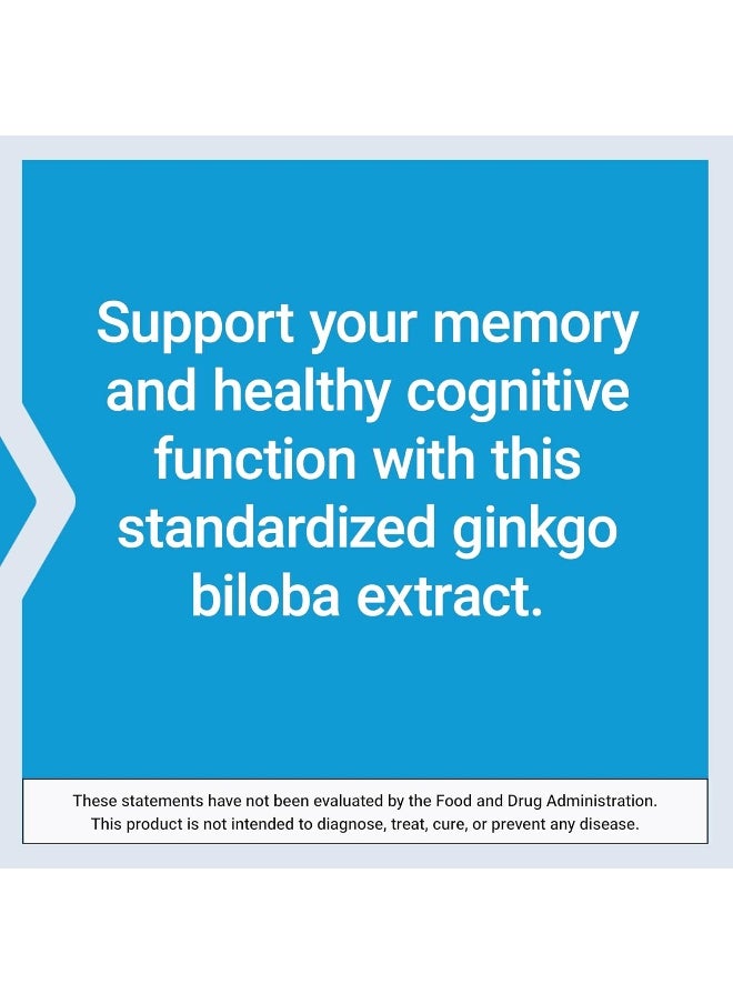 Life Extension - Life Extension Ginkgo Biloba Certified Extract - For Healthy Memory Support & Brain Cognitive Function - Ginkgo Leaf Extract Supplement Pill - Non-GMO, Gluten-Free, Vegetarian– 365 Capsules - Image 1