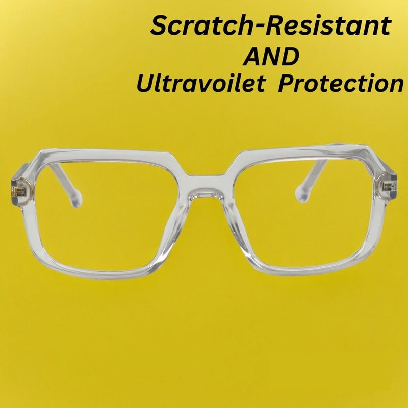 RedEx Trendy Full Rim Oversized Eye Glasses For unisex - Image 3