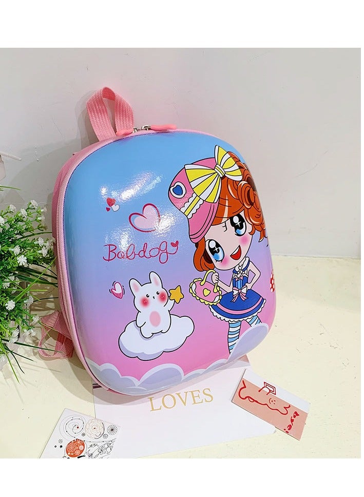 New Children's Schoolbag Cartoon Hard Shell Bag Kindergarten Primary School Backpack - Image 1