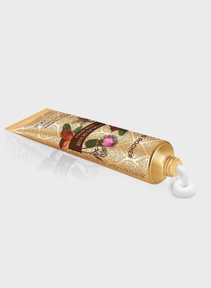 Yves Rocher HAND CREAM ARGAN ROSE PETALS 30ML TUBE