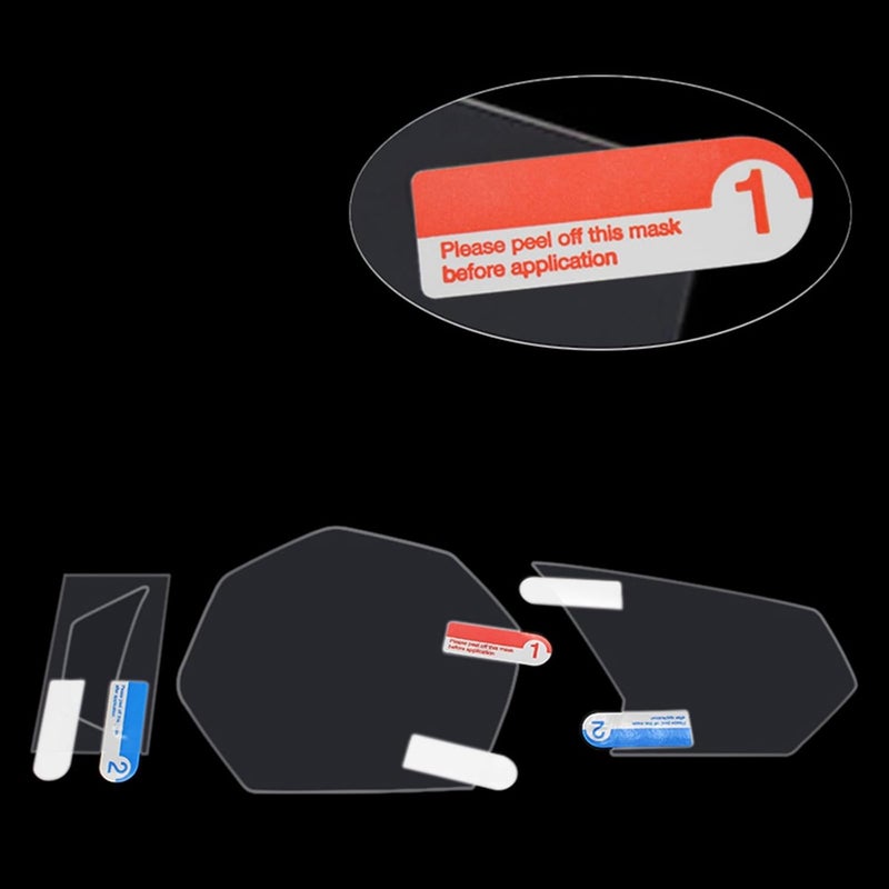QASULER Dashboard Screen Protector for Motorcycles - Image 4