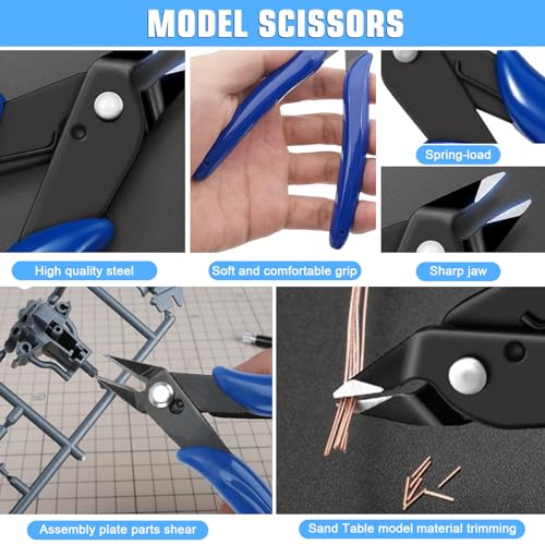 OFNMY Professional 53 PCS Gundam Model Tools Kit Hobby Building Tools Craft Set Gundam Modeler Basic Tools for Basic Model Building, Repairing and Fixing - Image 3