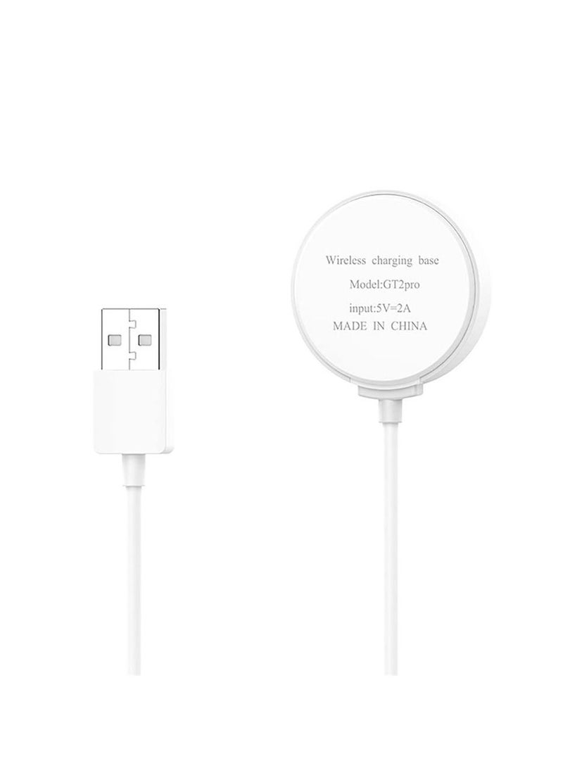 Smart Watch Dock Charger Adapter USB Cable compatible with Huawei Watch GT Runner Huawei Watch GT3 46MM/42MM Huawei Watch3 /3 pro /GT2 PRO /GT2 Pro ECG -100cm White  - Image 3