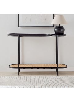 Home Box Enna Rattan and Solid Wood Console Table 35 x 80 x 120 cm  - Image 2