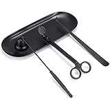 OwnMy 4 in 1 Candle Accessory Set - Candle Wick Trimmer, Candle Wick Dipper, Candle Wick Snuffer, Storage Tray Plate, - Image 1