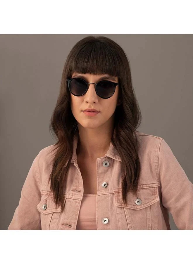 VINCENT CHASE Round Stylish Sunglasses | Polarized & UV Protected | (48) Grey | VC S11164