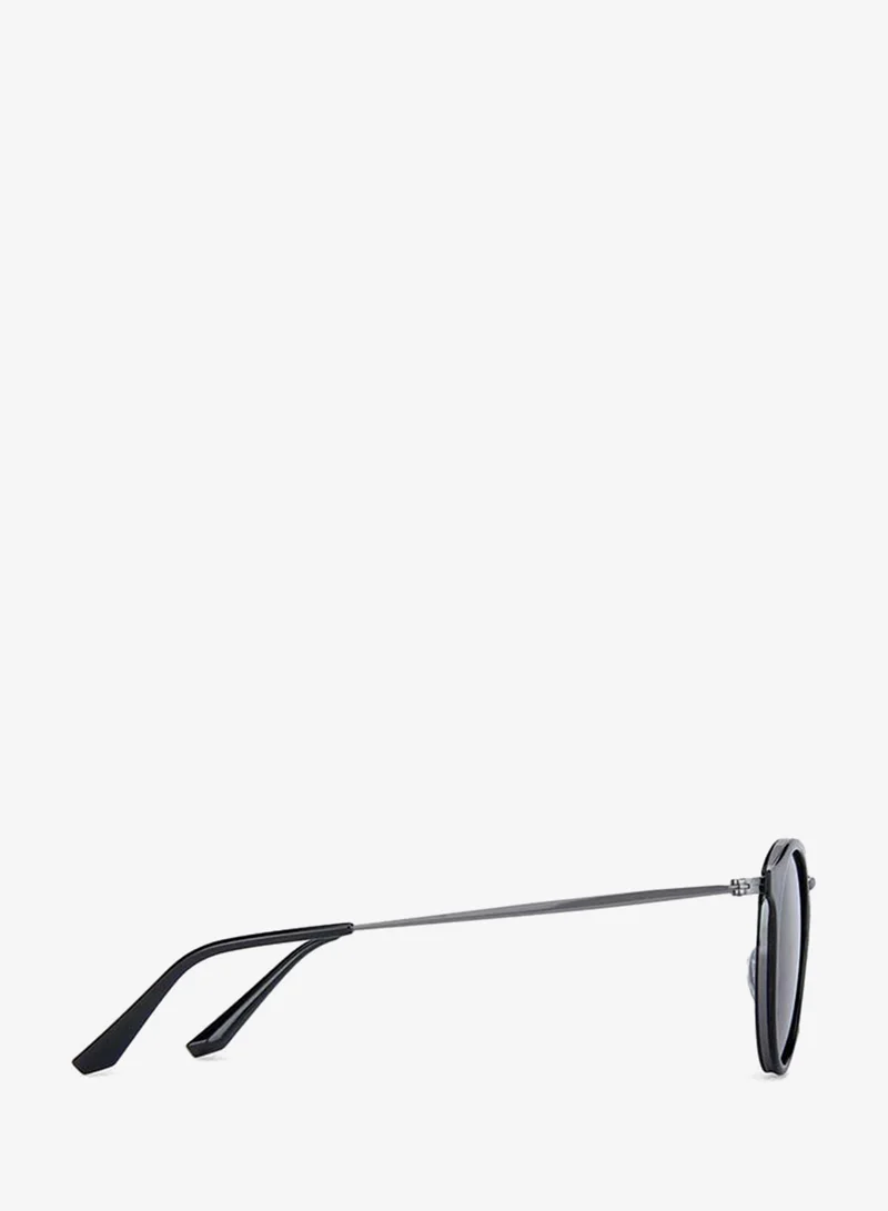 Vincent Chase  Round Stylish Sunglasses | Polarized & UV Protected | (48) Grey | VC S11164 for Women | Best Price UAE
