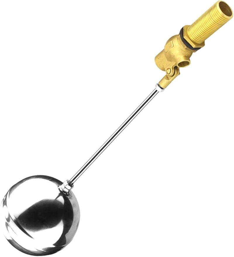 Brass Float Valve For Water Tank Automatic Level Control Hot And Cold Color H - Image 1