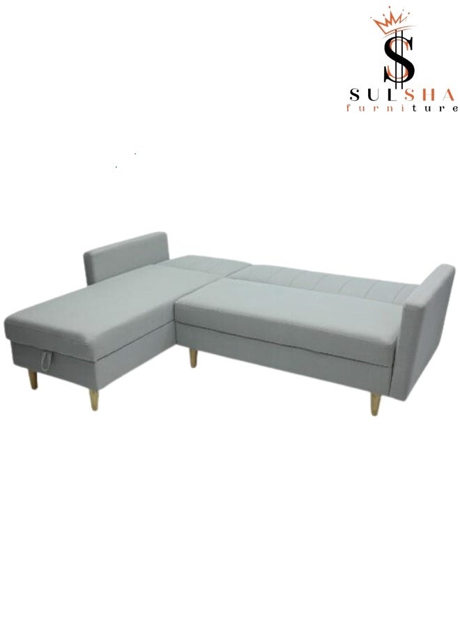 Sulsha New High Quality L Shape Corner Sofa Grey, Lounge Area Sofa, Sofa Bed With Chaise Fabric With Wooden Legs - pzsku/ZB998DE9529BD50453A3DZ/45/_/1721727679/c9449b59-e064-44f4-8159-8e86dc938289