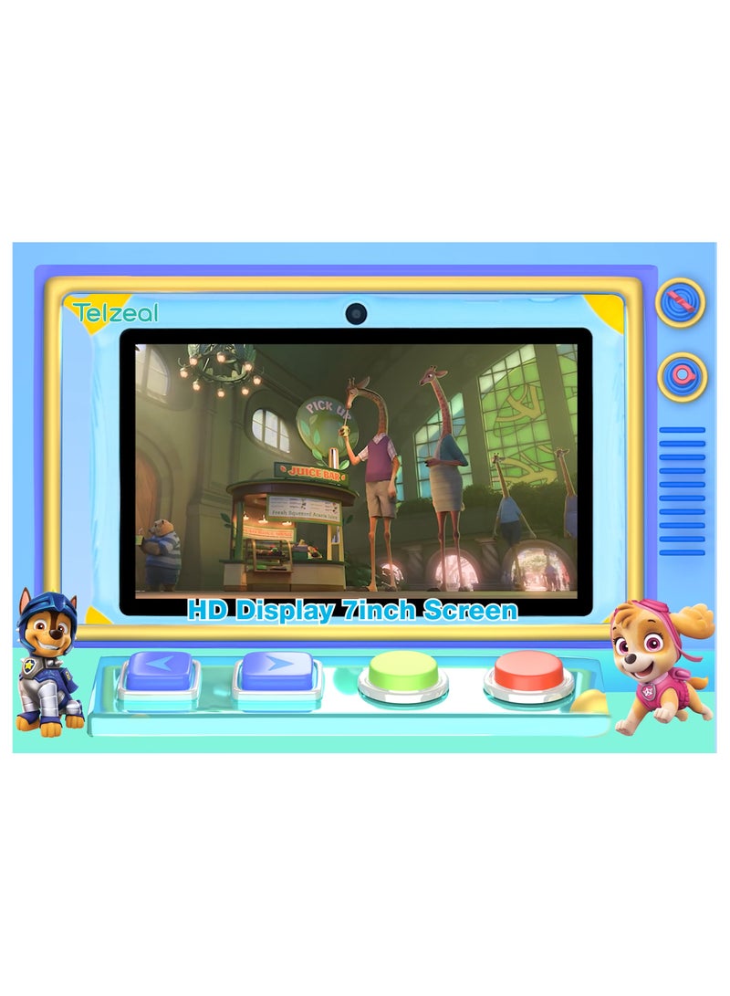 Telzeal P601 Android 10.1 Kids Tablet 7 Inch HD Display With 6GB RAM 128GB ROM 3000mAh Battery Green - Image 5