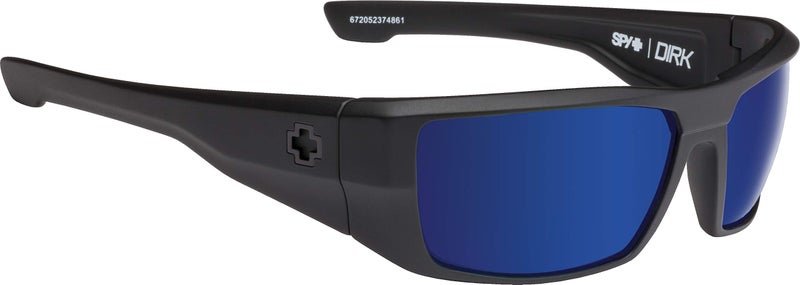 SPY Womens Dirk Matte Black - Sunglasses, Black, 64 Mm US - Image 5