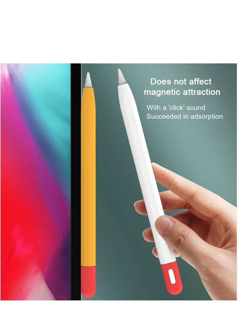 Generic - Silicone Grip for Apple Pencil 3nd Generation & Apple Pencil (USB-C) Grip Ergonomic Design Protective Case Cover Sleeve (Black) - Image 1