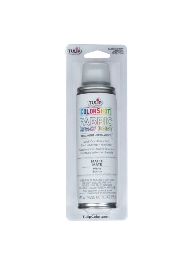 Tulip - Tulip Colorshot Instant Fabric Color 3Oz. White - Image 1