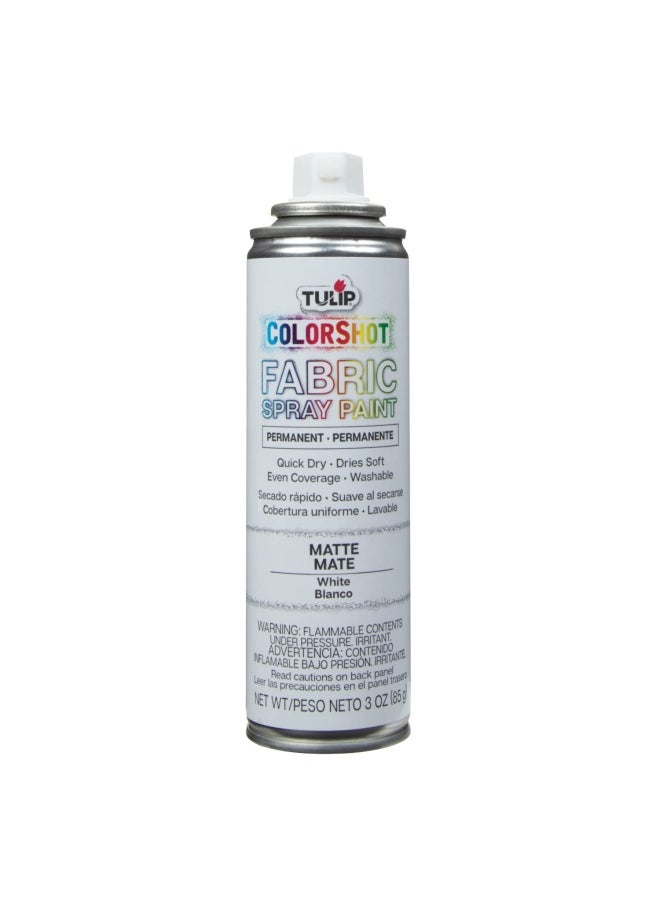 Tulip - Tulip Colorshot Instant Fabric Color 3Oz. White - Image 1