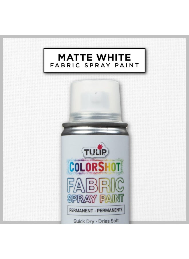 Tulip - Tulip Colorshot Instant Fabric Color 3Oz. White - Image 1