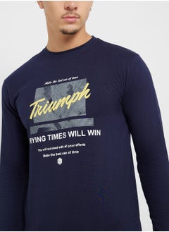 Seventy Five Basics Graphic Long Sleeve T-Shirt  - Image 3