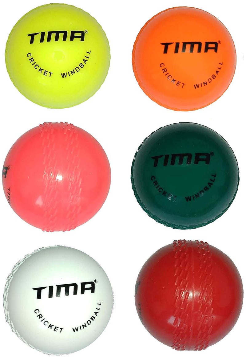 TIMA Wind Ball Made Out of Synthetic Material (Multicolor) (Pack of 6) - Image 1