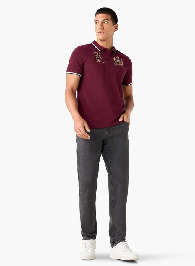 Splash FAV Logo Embroidered Polo T-shirt