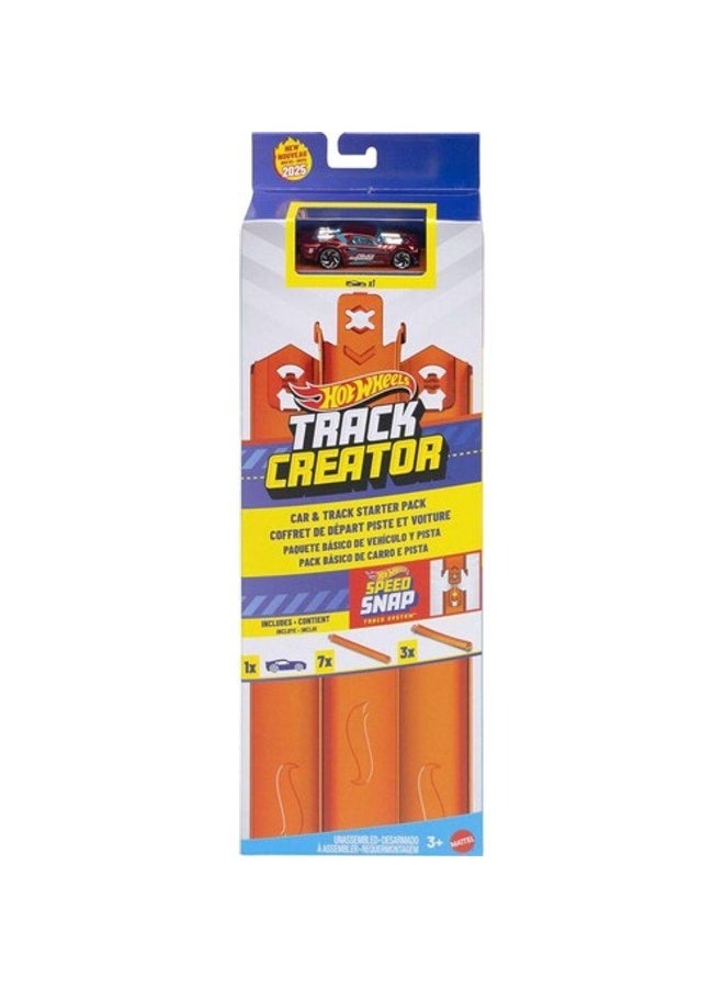 Hot Wheels مجموعة سيارات ومسارات مبتكر المسار (1:64، أحمر) - Image 1