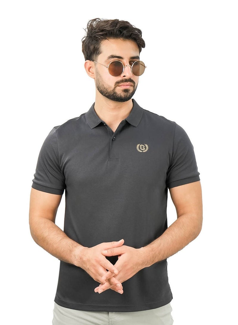 GIORDANO Men's Slim Fit Liquid Touch Polo - Image 1