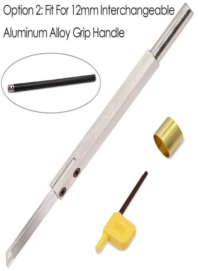 Asieg Tool 8.68 inches Carbide Parting Tool and Grooving Woodturning Tool with Copper Hoop for Wood Turning Lathe - Image 4