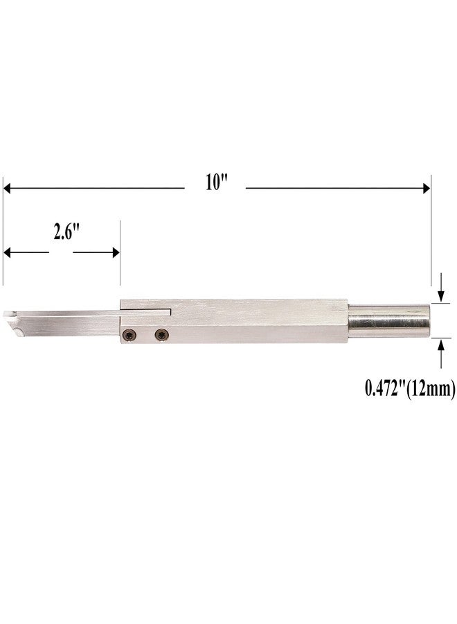 Asieg Tool 8.68 inches Carbide Parting Tool and Grooving Woodturning Tool with Copper Hoop for Wood Turning Lathe - Image 2