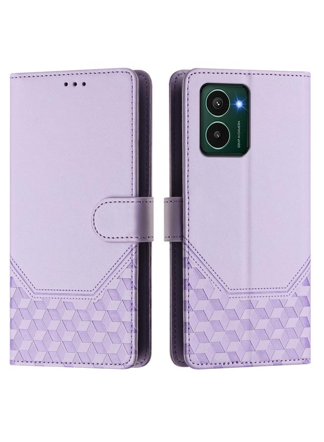 Zaboon Case For HMD Pulse Pro / Pulse / Pulse+ Honeycomb Embossing RFID Leather Phone Case - Image 2